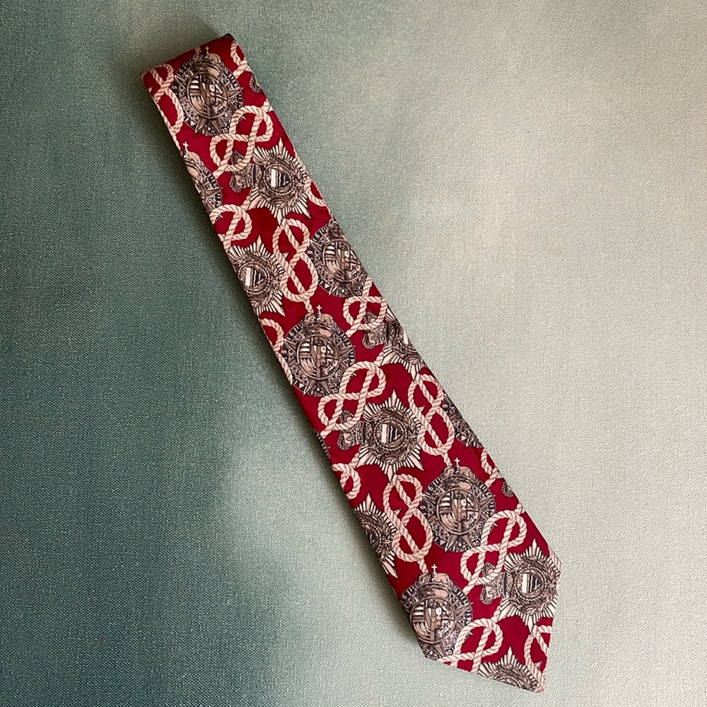 Celine Silk Tie Nautical